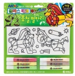 초등 엄마표 미술놀이 집콕놀이 글라스데코 글라스아트 봄철 야광 별자리 썬캐쳐 스티커 꾸미기 : 홍판다