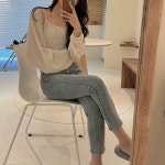 워싱 백 슬림 데님 : 나래페이지