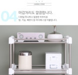 정리 잘하는법 좁은 집 철제 트롤리 수납 짐 물건 집안 꾸미기 주방 노하우 방 작은 방법 : 꿈나무몰