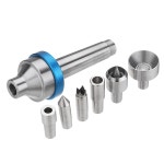 목공 교환 가능 라이브 센터 MT2 모스 테이퍼 2 섕크 6 개 포인트 목재 선반 도구 : -필로티-