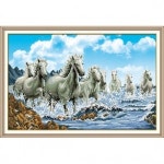 달린다재물말 (AB) (아트캐슬보석자수5D) -B1228 : 루비자수 보석십자수