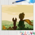 동화 일러스트 셀프페인팅 아이방 인테리어 DIY 91 어린왕자와사막여우 : 아란아트