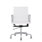 임스체어 오피스 체어 사무용 의자 eames 안락 의자 알루미늄 인조가죽(PU) 화이트 : 휘게체어