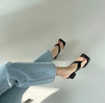 [세일/2족이상무배] [5cm] 제이 베이직 쪼리 뮬 하이힐 (3color) : 드반느