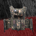 JPC 육군 플레이트 캐리어 전투조끼 세트 : Military KOREA