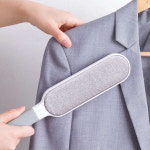 먼지제거기 휴대용 옷 먼지 제거 털이 브러쉬 솔 매직브러쉬 의류 침구 카페트 청소 : 홈마인드