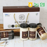 [와룡농협] 친정나들이 잡곡 4종 선물세트(혼합15곡+찰흑미+찰보리쌀+찹쌀) : 친환경팔도