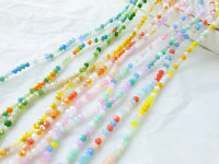 파랑새97 3mm 론델 원석 딥 블루 팔찌만들기 부자재 비즈공예재료 : 파랑새97