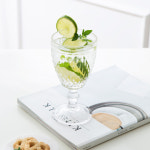 1+1 까르투하 오로 고블렛잔 와인글라스 오로라 300ml : 모닉리빙