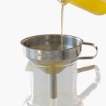 스코비 스테인레스 깔대기 오일 거름망 깔때기 대형 위생 탈부착 거름망 스텐깔대기 주방 : 봉스팜