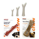 펫스테이지 도그 우드스틱 바베큐 플립앤츄 디어흔 : .펫나라