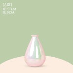 인테리어 오브제 화병 인테리어 소품샵 핑크 꽃병 세라믹 꽃병 크리 에이 티브 거실 침실 액세서리 꽃병 : Hygge리빙