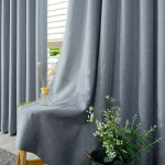 [해든하우스] 린넨 호텔식 암막커튼 그레이 : 해든하우스
