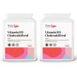 Troo Healthcare 트루헬스케어 영국 비타민D3 1000IU 비건 타블렛 180정 2팩 : 지오엘디