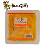 꼬마 반달/깍둑/얇은슬라이스 단무지 120g 1Box 100개입 : 하나김치쇼핑몰