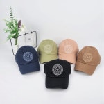 와이앤와이 원형 NYC레터링 빅로고 자수 볼캡 코튼 트윌 사계절 캐주얼 심플한 야구모자 : 와이앤와이 모자