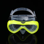 옐로우 스노클 잠수경 넓은시야 마린 다이빙 마스크 : 가온몰쇼핑