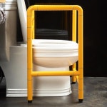 화장실노인거치대 화장실지지대 변기지지대 화장실변기의자 : 무너마켓