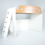 에보니아 에덴 벙커침대 EQ112 사다리 안전가드 H형책상 옷장 B 수퍼싱글 침대프레임 : 에보니아 본사몰