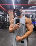 피지코어패럴 GYM 나시 (3컬러) 헬스나시 민소매 짐웨어 트레이닝복 남자헬스복 운동복 : 피지코어패럴
