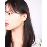 14K골드 스틱앤스퀘어 원터치링귀걸이 H2186-1스지 : 쥬얼리팜므파탈