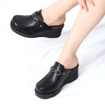 여자 미용실 사무실 통굽 여성 슬리퍼 : 슈안샵