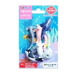 [지구화학] 퍼즐지우개 59바다친구/ 미니어처지우개/ 미니어쳐/ 먹지마지우개 : 케이알문구도매센터