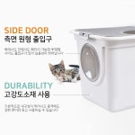 고양이화장실특대형 사막화방지 고양이 큰 초대형 화장실 뚜껑 필수품 펫미팅 : 109Mall
