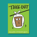 카페포스터 프리팝 03 테이크아웃포스터 take out : JJSHOPKOREA