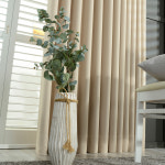 기능성99.9% 소프 항균암막커튼 베이지 : 해든하우스