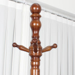 고급스런 스탠드 옷걸이 행거 원목 이동식 나무 미니 사무실 스탠딩 옷걸이 엔겔 : 주식회사 늘해랑