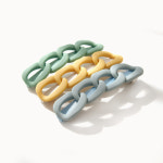 제이로렌 H0593 파스텔 체인 헤어 자동핀 : 제이로렌