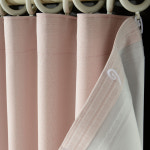 하이드 호텔식 암막커튼 베이비핑크 : 해든하우스