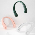 목에 거는 무선 목선풍기 휴대용 캠핑 목걸이 미니 날개 없는 넥밴드 선풍기 : 티에프엘