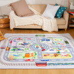 누리홈 KC 도로매트 스테이션 100x150 150x200 유아동 키즈 자동차놀이 층간소음 : 누리홈