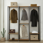 우드빌 드레스룸 시스템 행거 옷장 붙박이장 노블 G6303/G8303 : 우드빌 드레스룸가구