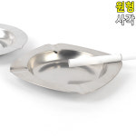 스틸재질 사무실 원형 사각 재털이 스텐재털이 : 스토어아람