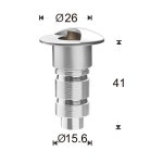 2019 지 하 램프 0.6 W 12 V LED 계단 램프 IP65 LED 정원 게시물 경로 방수 조명 야외 갑판 PLINTH 램프 6 개/대 : 한스위즈