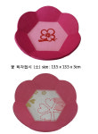 한지공예 DIY 꽃 육각접시(소) 만들기 idepot : idepot