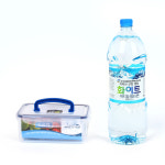 조은락 투명 밀폐용기 1.3L 반찬통 김치통 : 대인물류