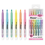 자바 파워라인 형광펜 베이비 마일드 6색 세트 : 베스트희망상점