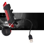 Usb 충전식 led 자전거 라이트 방수 자전거 라이트 mtb 도로 자전거 리어  107 : 모아모아95