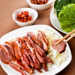 무항생제 유황 훈제오리 슬라이스 무첨가 간편식 참나무향 (250g) : 썬썬몰