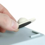 새로운 4Pcs 자기 접착제 캐스터 휴대용 범용 휠 롤러 스토리지 박스 가구 하단 모바일 무소음 캐스터 풀리 : LaOnDream