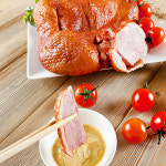 국산 no1 오리훈제 한마리 1kg 이상 무첨가/무색소 : 양구사과아저씨