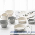 1인 2인 4인 예쁜 머그컵 신혼부부 혼수 집들이 노르딕 라면 파스타 그릇 접시 홈 세트 : 블룸엣홈