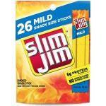 Slim Jim Mild Smoked Snack Stick, Keto Friendly, 0.28 Oz. 26-Count 슬림 짐 마일드 스모크 스낵 스틱, 케토 : 글로마켓C
