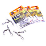 삼각도래 T형삼각도래(축광) 듀어락 더블스냅 10x12호 BKC : 낚시골목