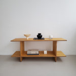 [그레이맨션] HIFI Bench Shelves 우드 벤치 수납장 미드센추리 미니 벤치 자작나무 : GREY MANSION