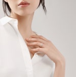 티파니앤코 은반지 팔로마 피카소 올리브 리프 밴드 네로우 링 스털링 실버 : 위시니